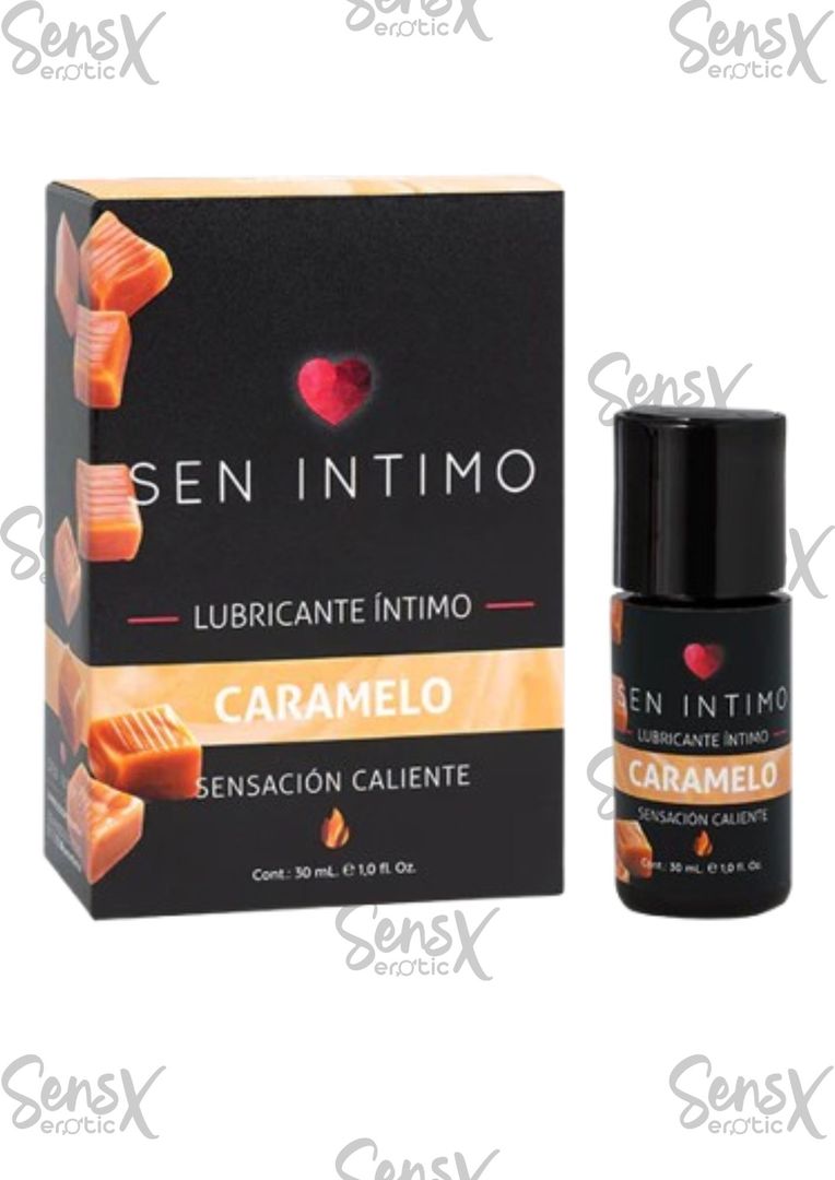 Lubricante Íntimo Calor y Sabor a Caramelo – Sen Intimo 30ml