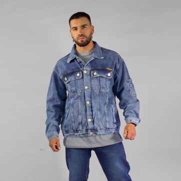 CHAQUETA OVERSIZE AZUL  - imagen 1