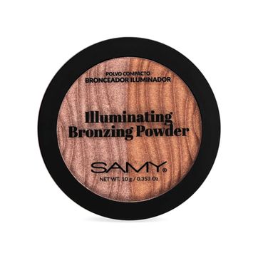 Imagen del producto POLVO COMPACTO BRONCEADOR ILUMINADOR X 10 GR SAMY PEARL BRONZE