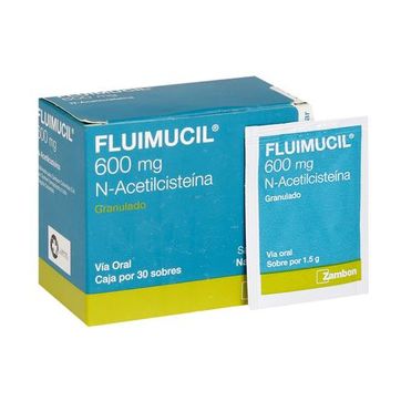 Imagen del producto FLUIMUCIL 600MG SOBRE X 1,5GR