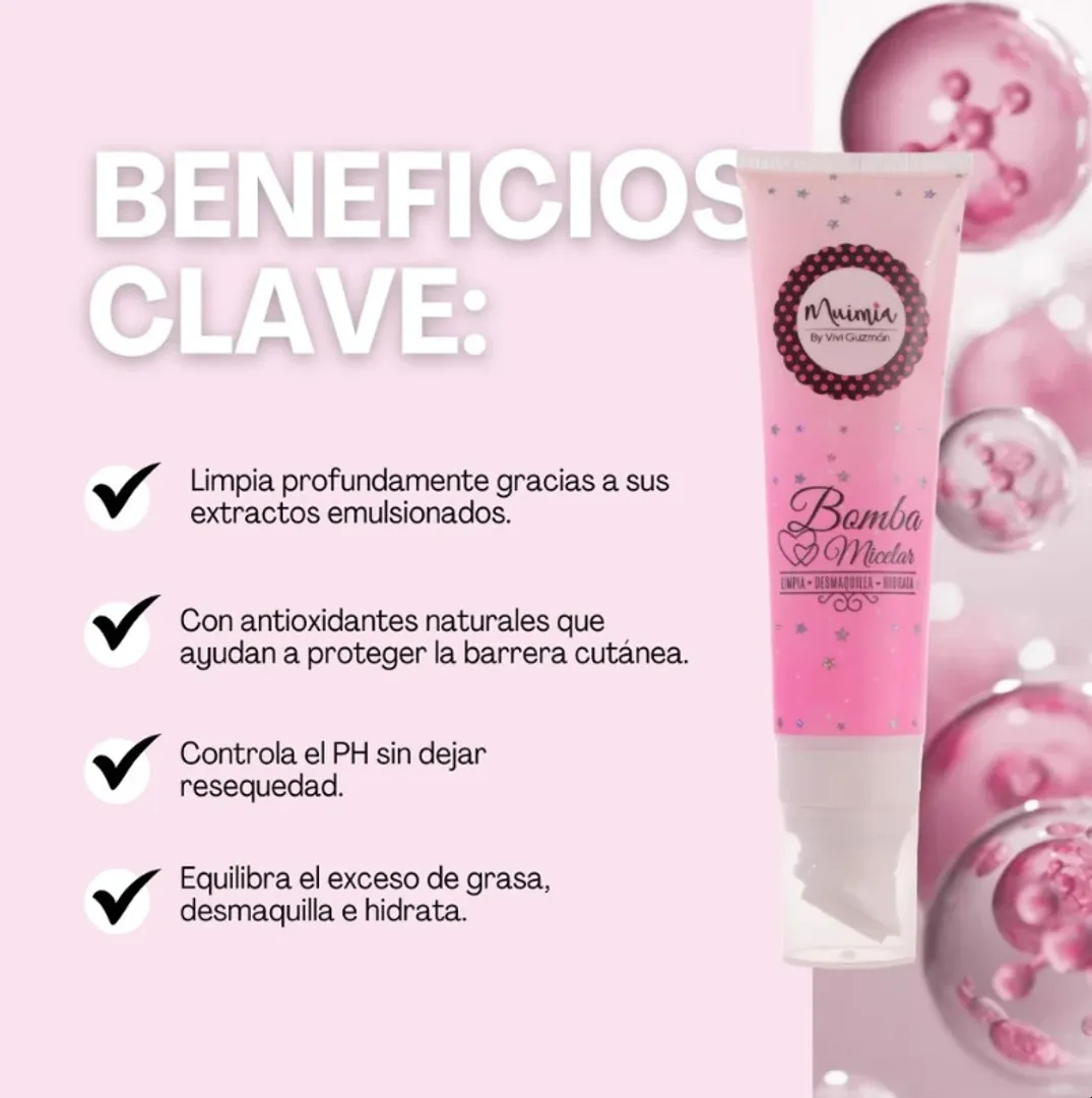 Bomba micelar Jabón facial 130 ml