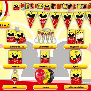 Imagen del producto DECORACIÓN MICKEY ROJO NEGRO Y AMARILLO 