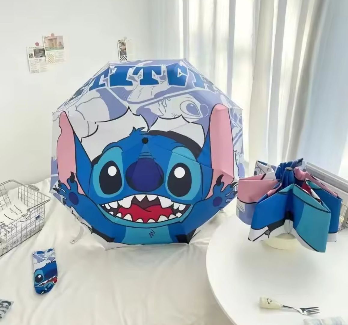 Sombrilla automática Stitch 