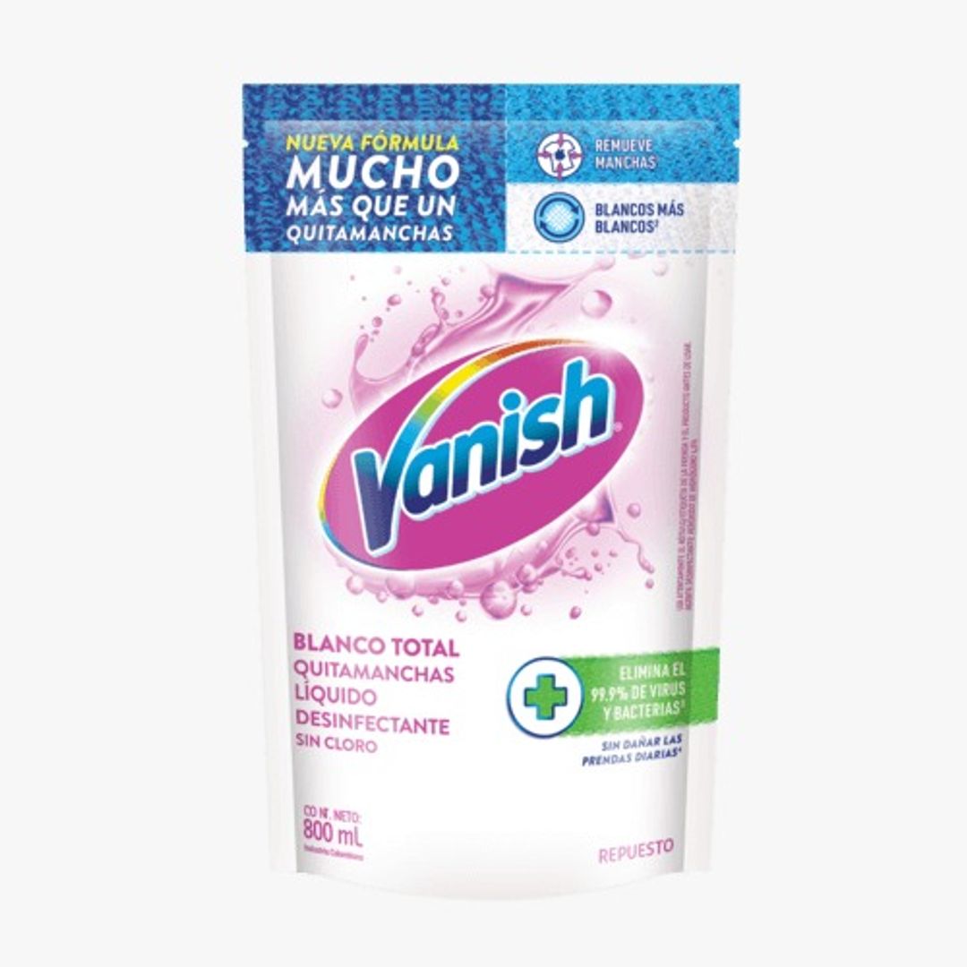  U.VANISH LÍQUIDO ROPA BLANCA X 800 ML