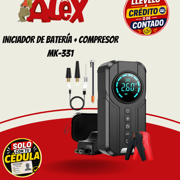 Imagen del producto INICIADOR DE BATERÍA + COMPRESOR MK-331