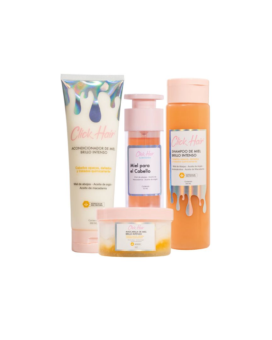 Kit Linea de miel Ritual de oro clickhair 