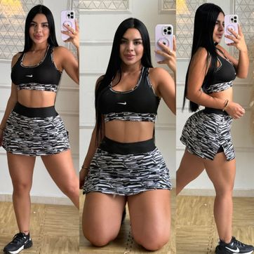 Imagen del producto FALDA TENNIS TOP ESTAMPADA