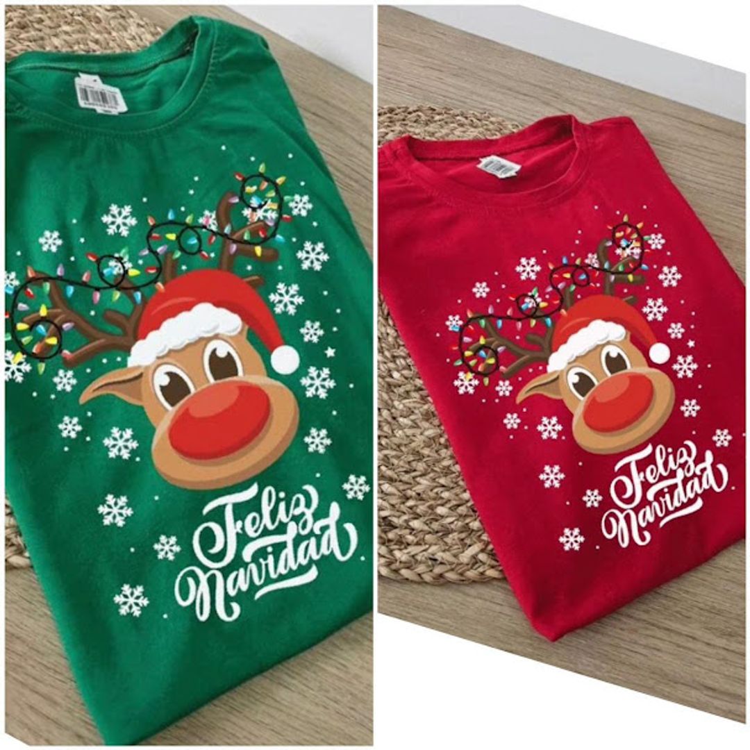CAMISETAS NAVIDEÑAS FAMILIA