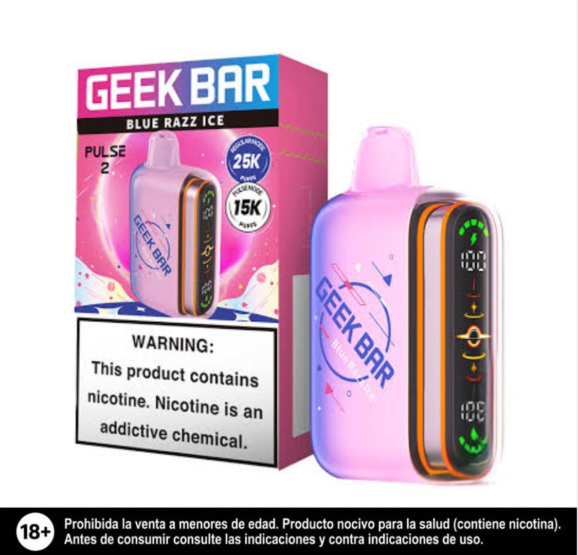 Geek Bar Pulse 2 Blue Razz Ice 25.000 Puffs