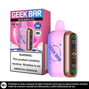 Imagen del producto Geek Bar Pulse 2 Blue Razz Ice 25.000 Puffs