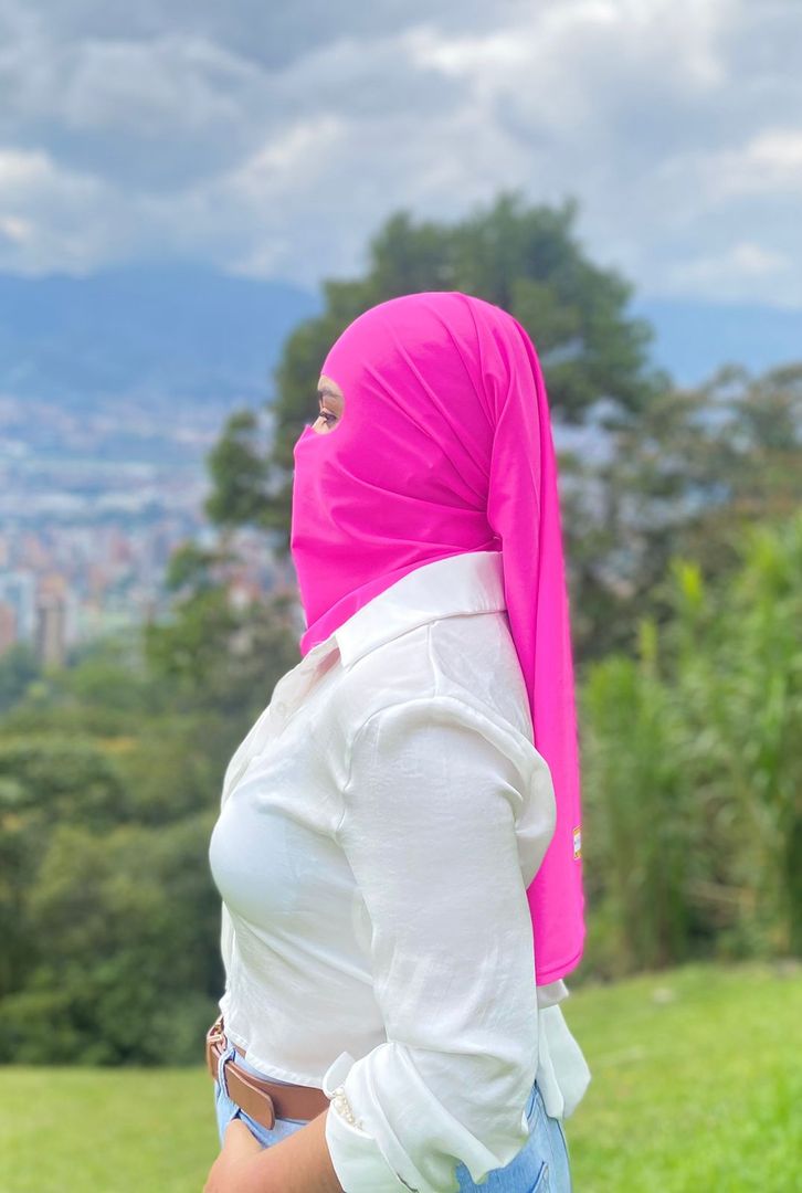 NIQAB FUCSIA