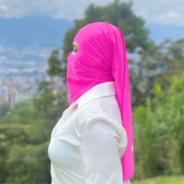 NIQAB FUCSIA - imagen 1