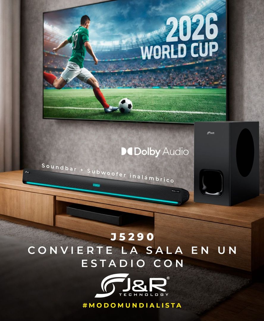 Soundbar + Subwoofer 8" Inalámbrico