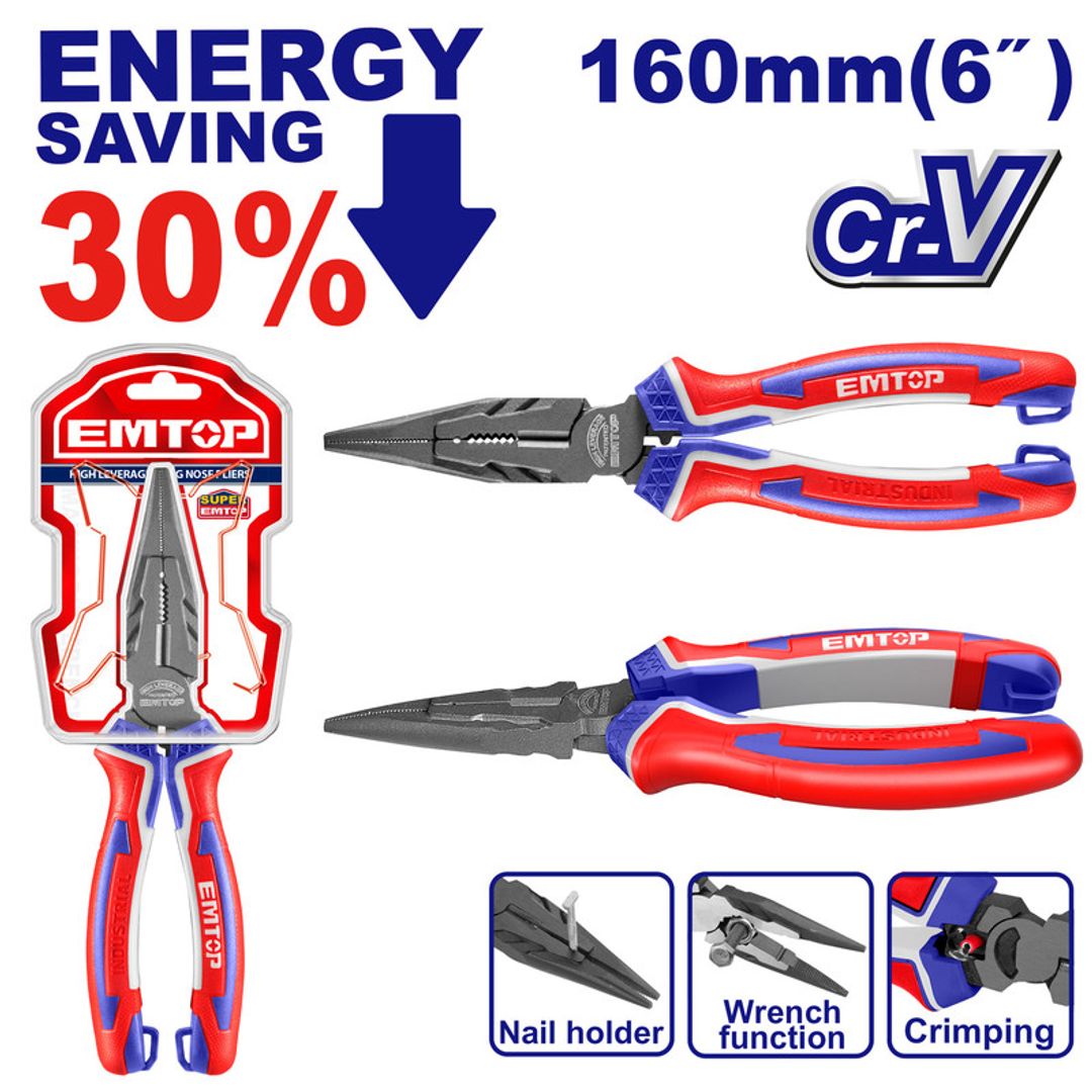 EMTOP PINZA 6" Cr-V MULTIFUINCIONES SUPER EMTOP