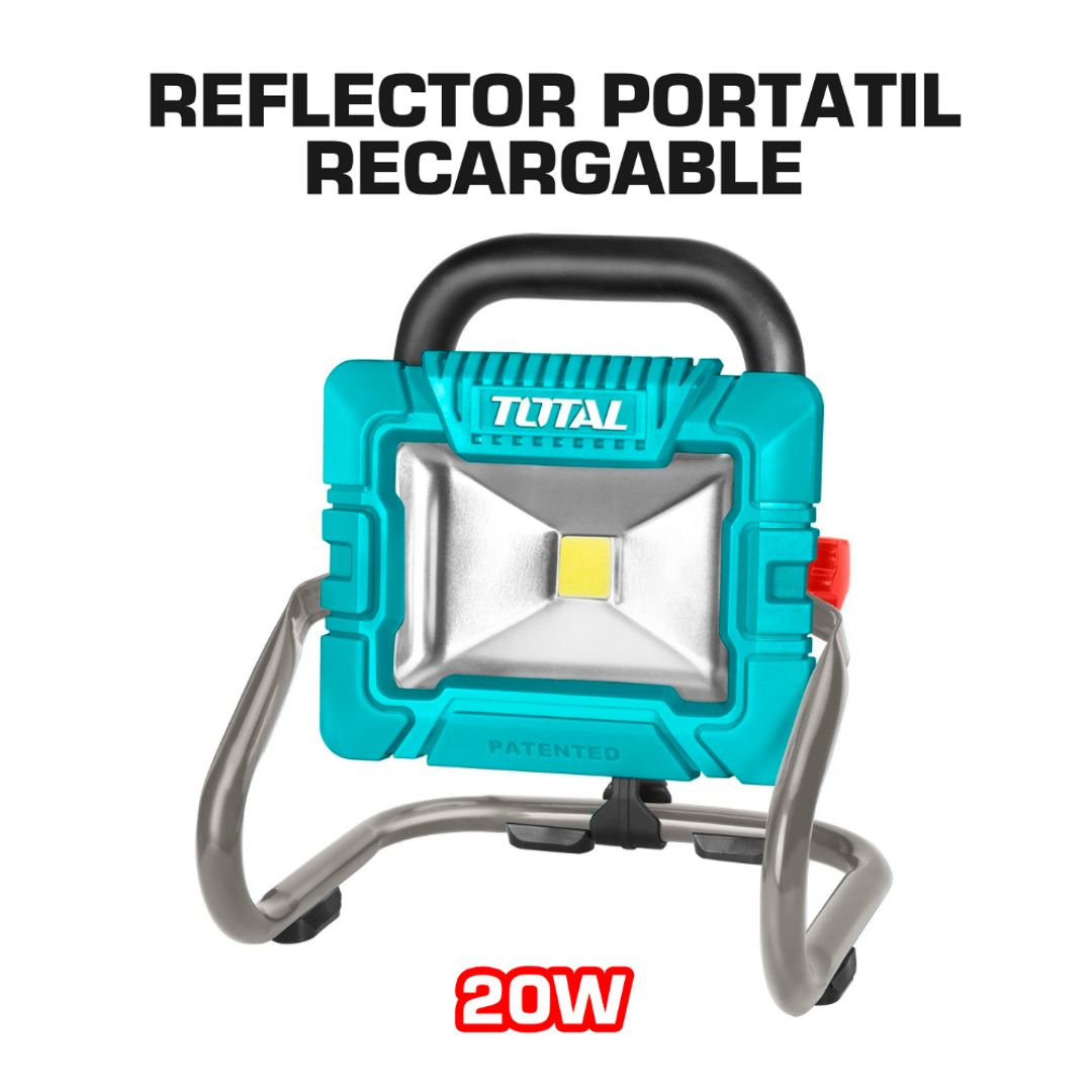 REFLECTOR 20W PORTATIL RECARGABLE 