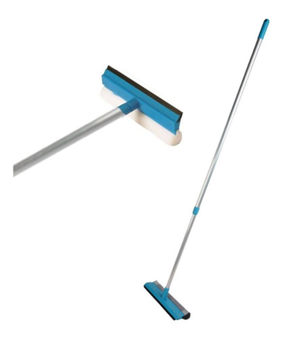 LIMPIA VIDRIOS 40 CM CON MANGO EXTENSIBLE DE 3 METROS