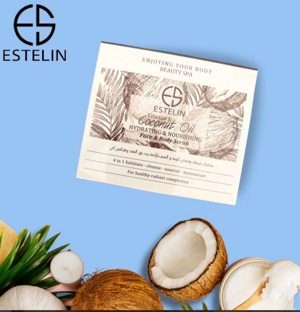 EXFOLIANTE FACIAL Y CORPORAL DE COCO ESTELIN 