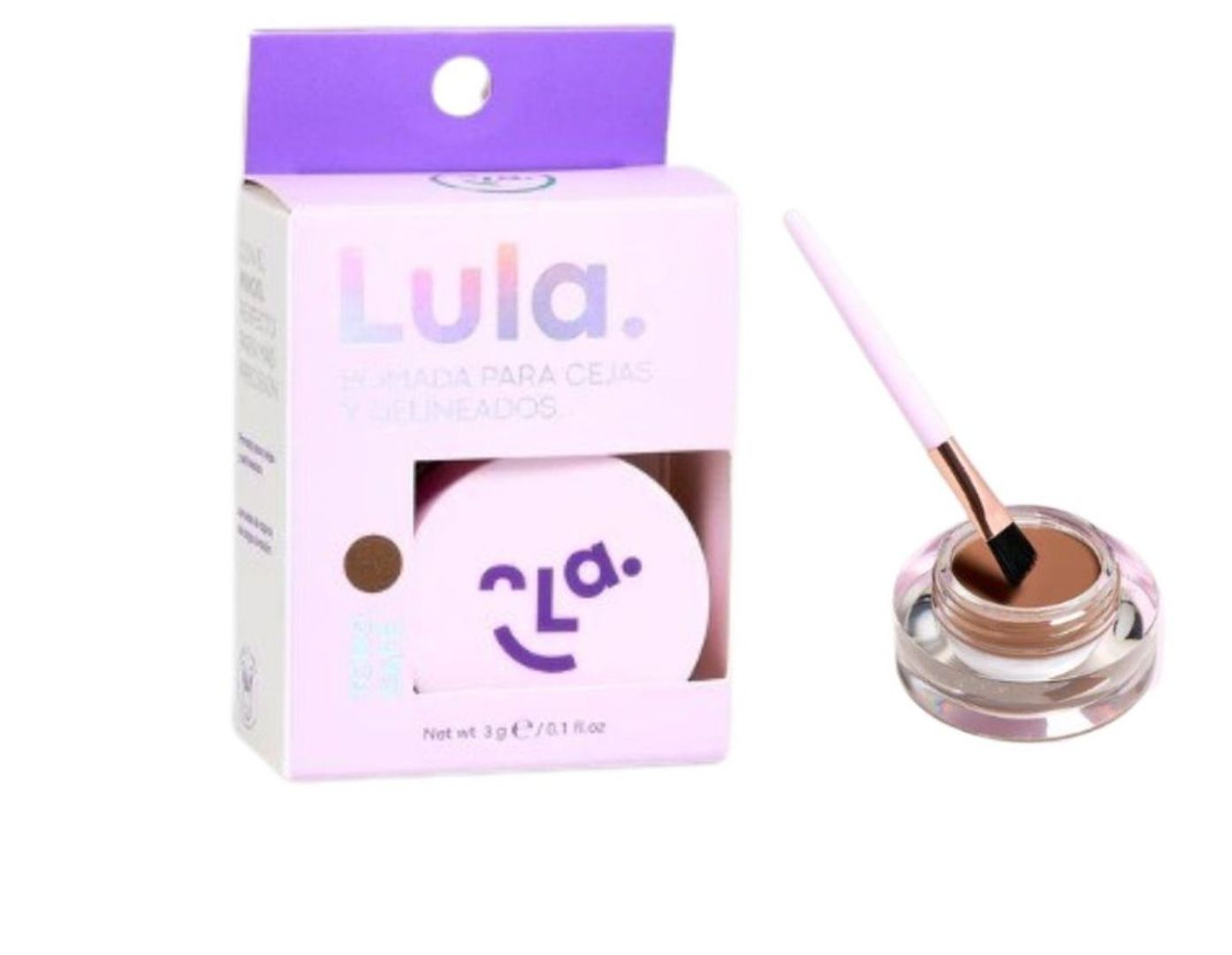 872- POMADA PARA CEJAS CON BROCHA LULA