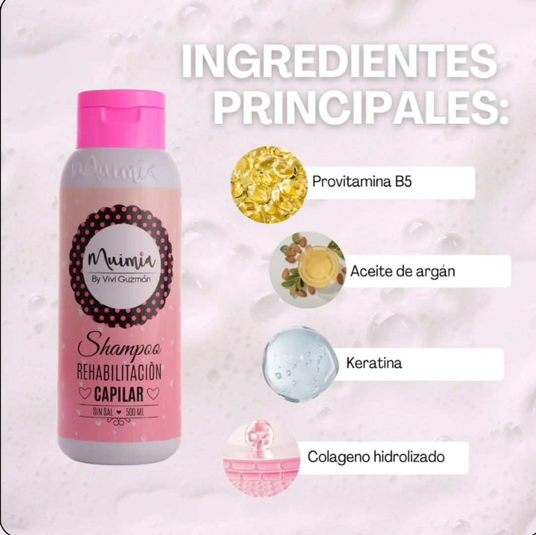 Shampoo Rehabilitación capilar 500 ml