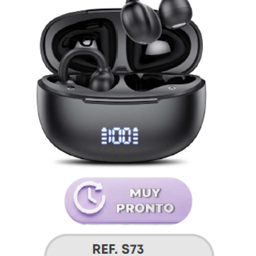 Imagen del producto AUDÍFONOS TWS OPEN EAR CLIP LCD - S73