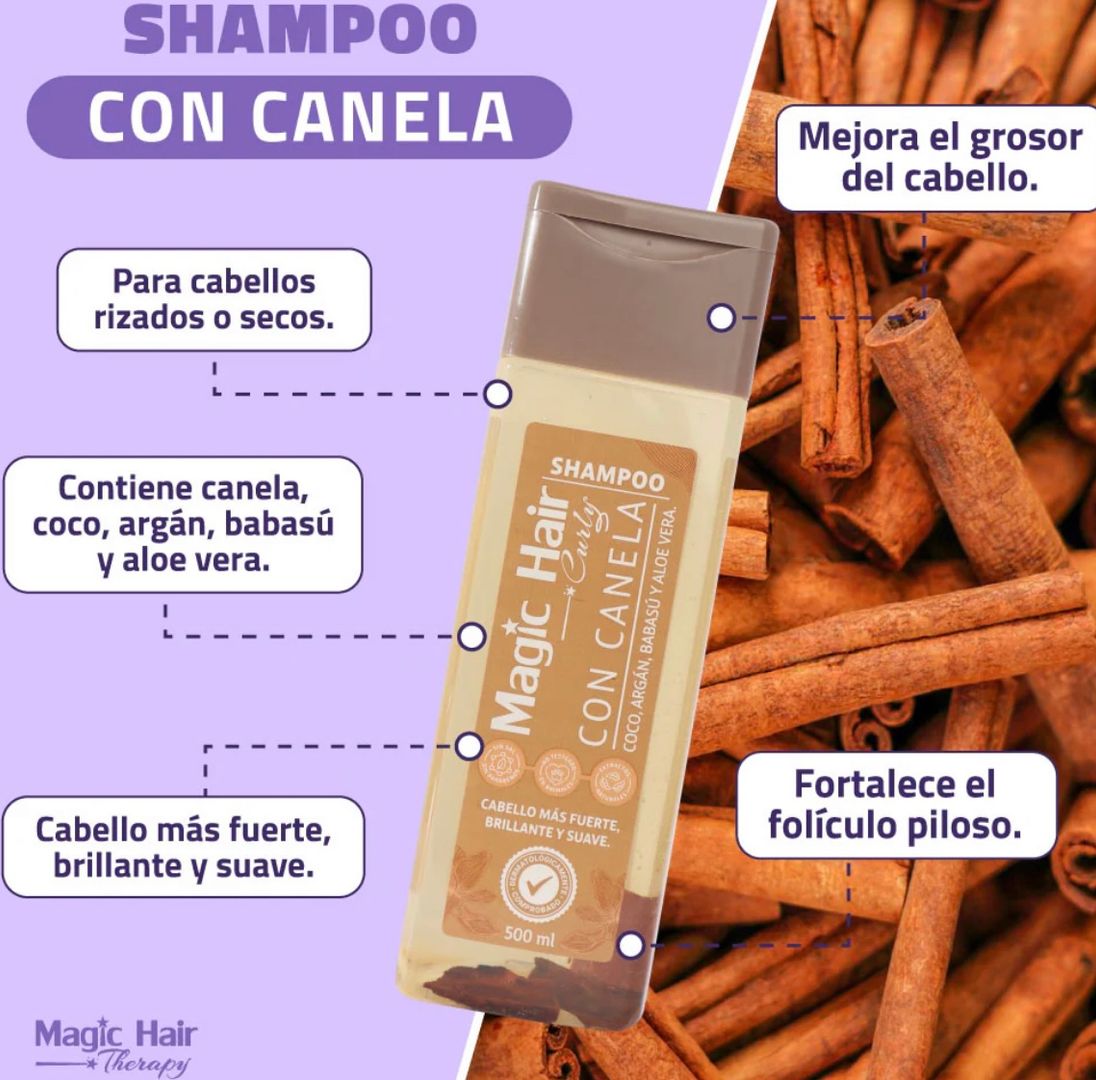 Shampoo con canela 