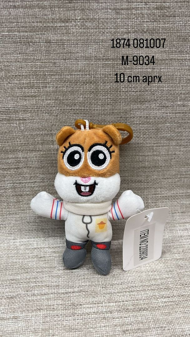 LLAVERO FAMILIA BOB ESPONJA 10 CM 