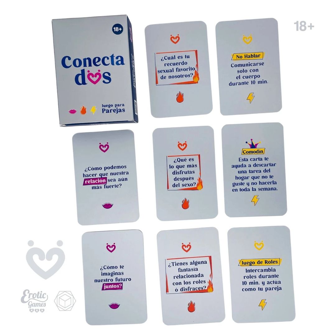 JUEGO PARA PAREJA CARTAS "CONECTADOS"