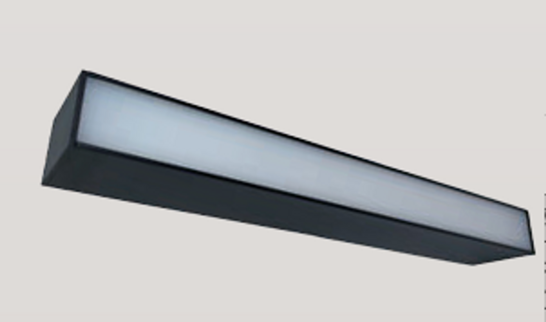 LUMINARIA LED LINEAL 32CM CON DIFUSOR OPALIZADO