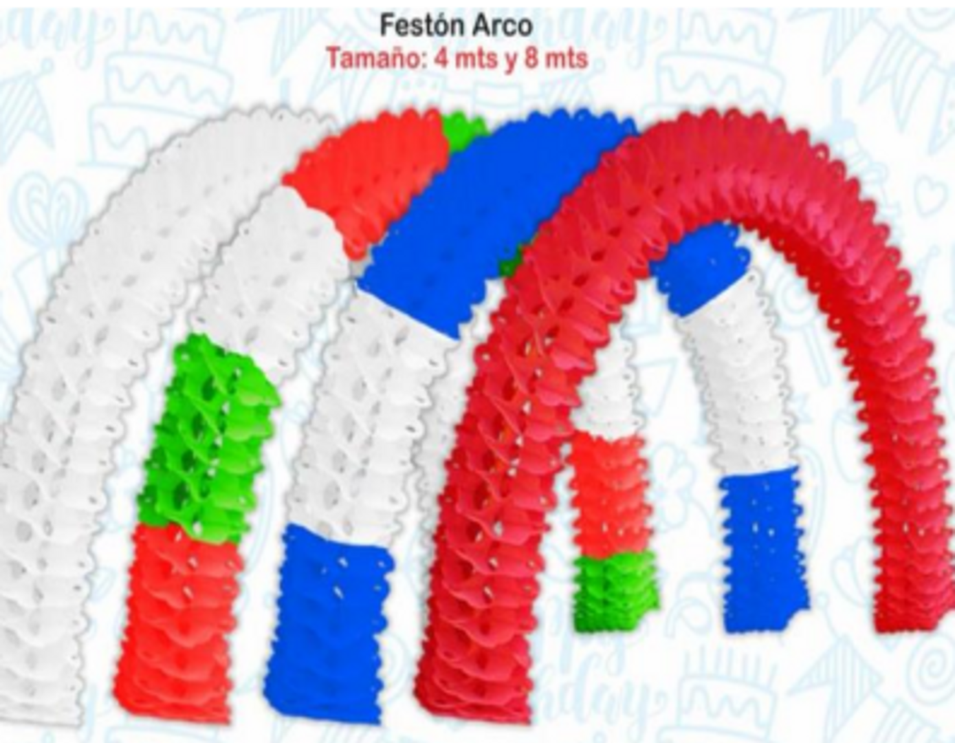 FESTON ARCO 8 MTS 