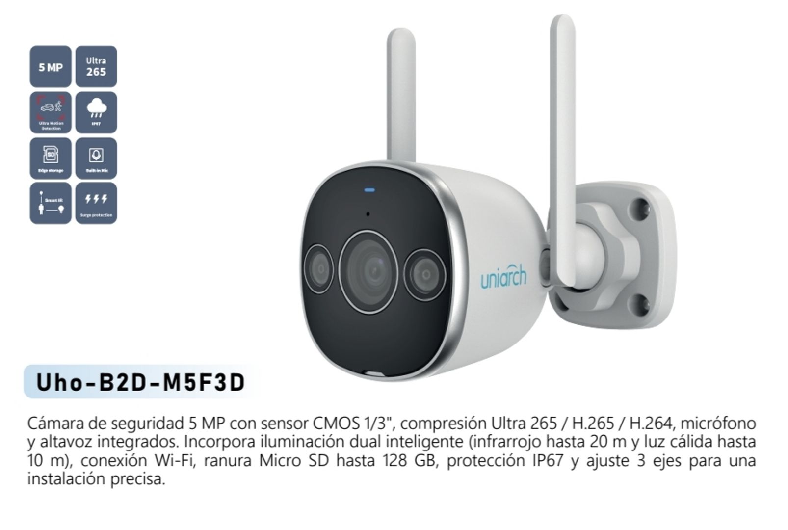 CAMARA UNIVIEW 5MP