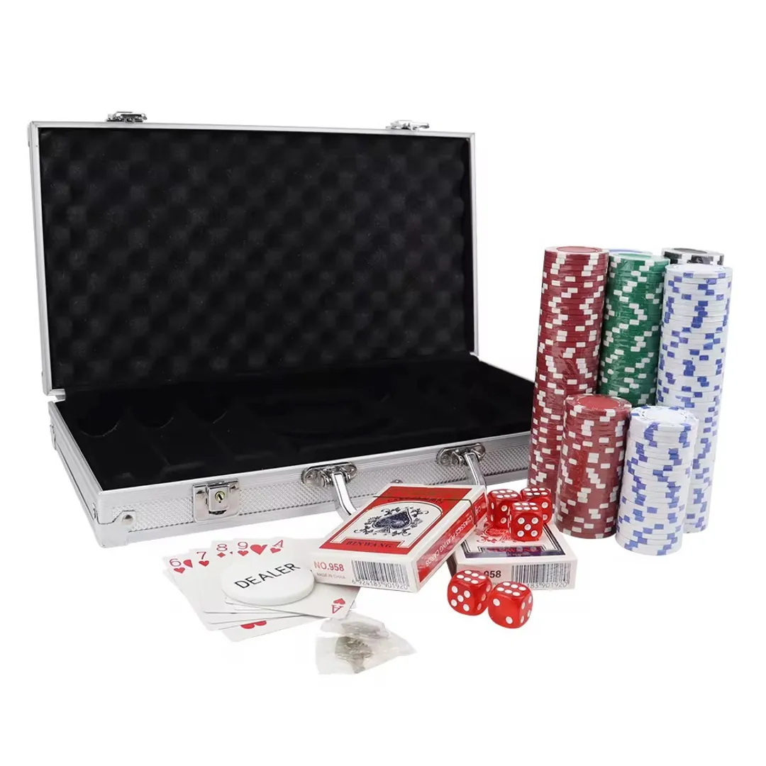 JUEGO DE POKER CON MALETIN 300 PCS