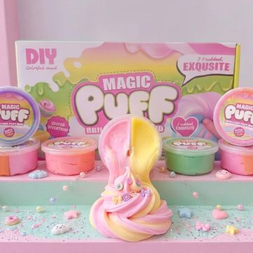 SLIME PUFF DOBLE COLOR - imagen 1
