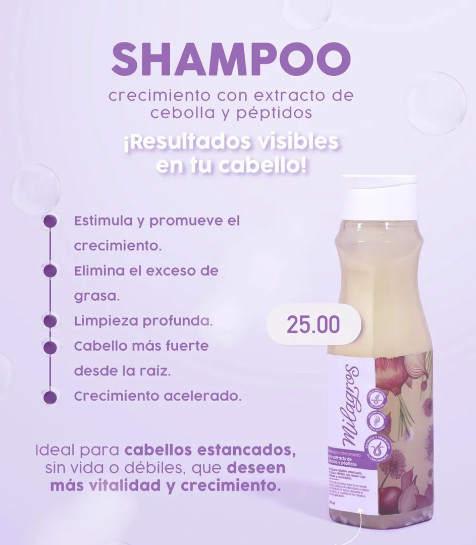 Shampoo cebolla
