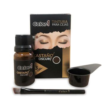 Imagen del producto TINTE CEJAS FRASCO CASTAÑO OSCURO X 3GR COLOR 1