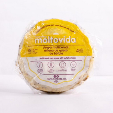 Imagen del producto AREPA MULTICEREAL BUFALA X 4 UND MOLTOVIDA