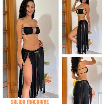 Imagen del producto Falda macramé tiras 