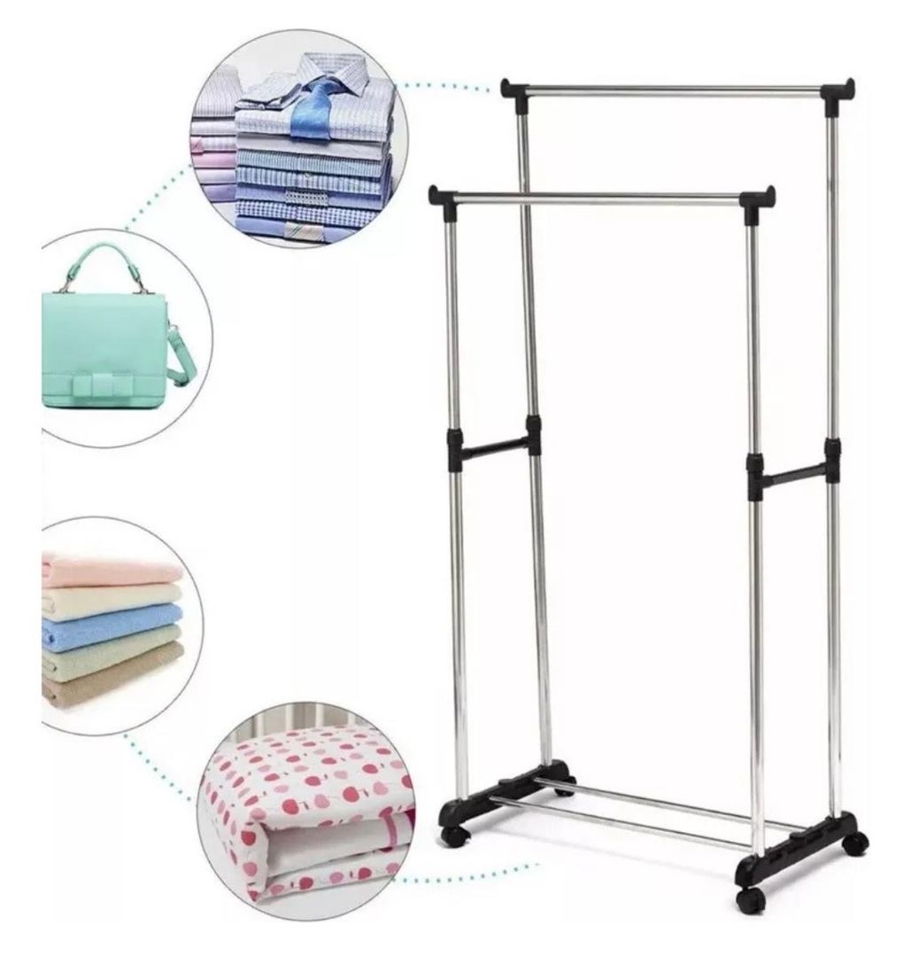 Tendedero De Ropa Plegable Multifuncional Portatil 