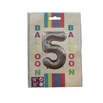 Globos Foil (Numero 5) - imagen 1