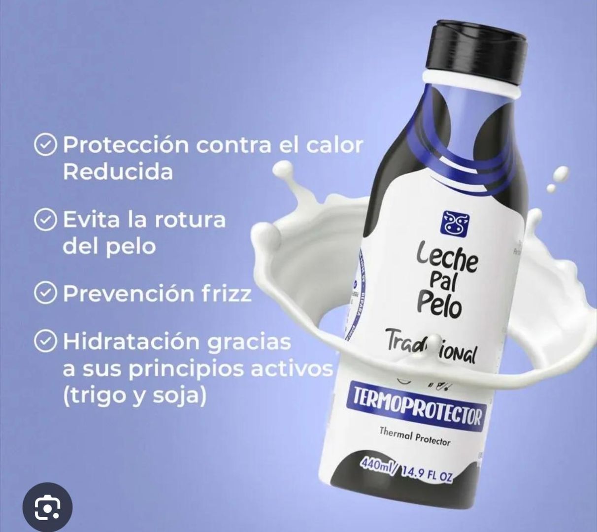LECHE PAL PELO TERMOPROTECTOR 250 ML