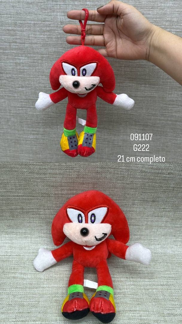 LLAVERO DE FAMILIA DE SONIC 21 CM
