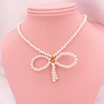 Imagen del producto COLLAR MOÑO PERLAS 