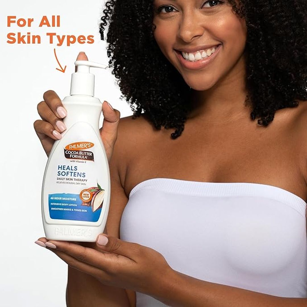 Loción Corporal de Manteca de Cacao para Hidratar Piel áspera y Seca - 13.5 fl oz