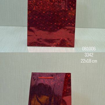 Imagen del producto BOLSA DE REGALO ROJA 22X18 CM