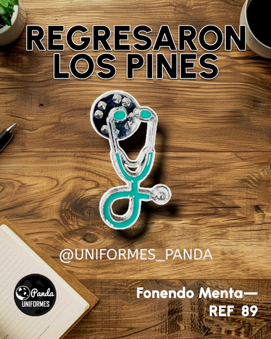 PIN FONENDO AZUL 