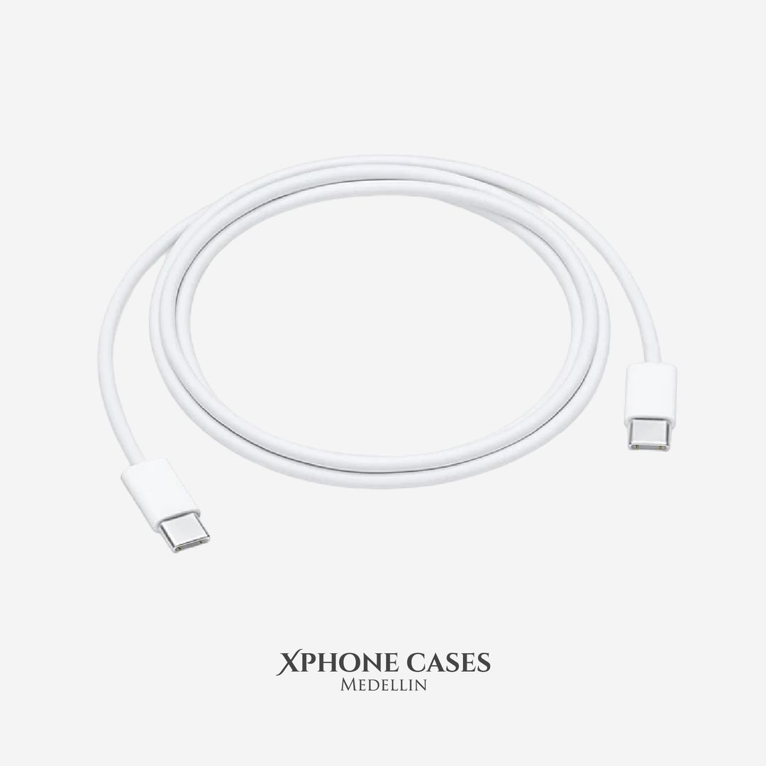 CABLE TIPO C A TIPO C 1M ORIGINAL CON 1 AÑO DE GARANTIA 