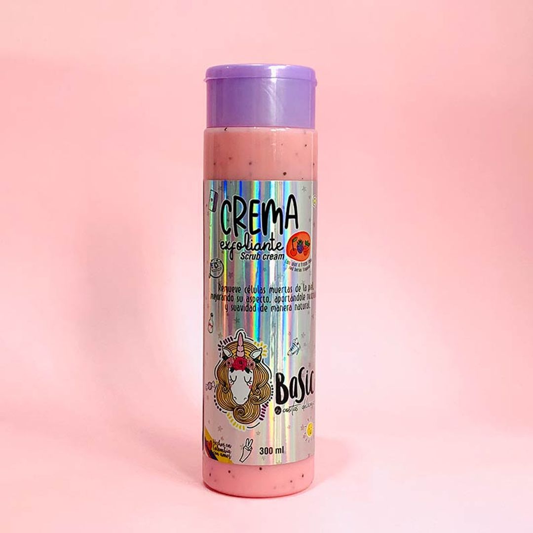 Crema exfoliante frutos rojos 300ml