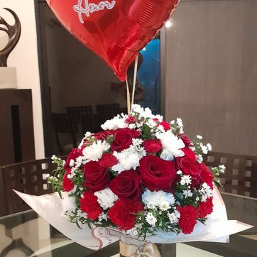 Imagen del producto botella de vino decorada