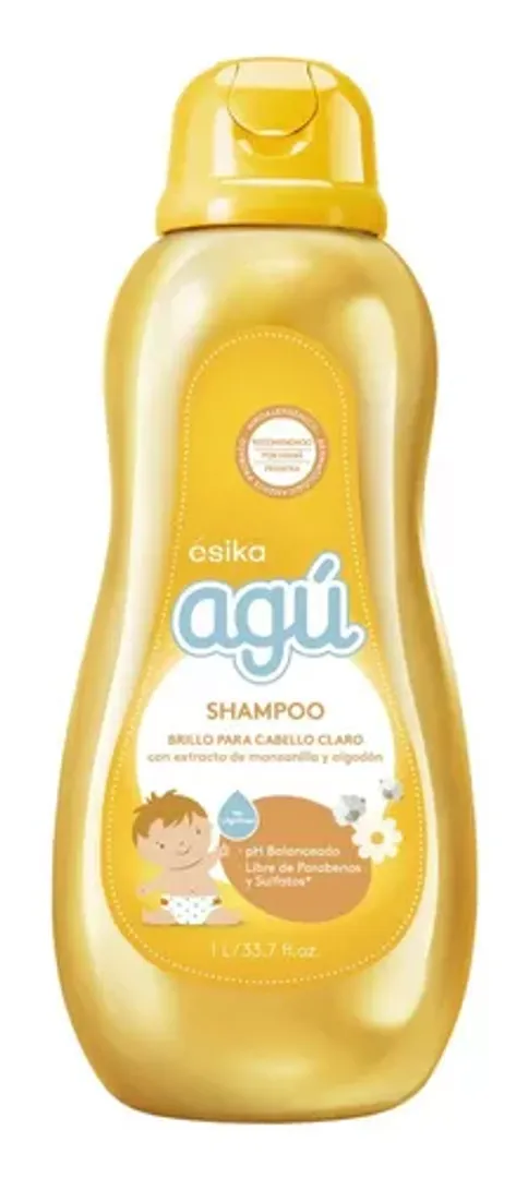 SHAMPOO AGU BRILLO PARA CABELLO CLARO 1 L