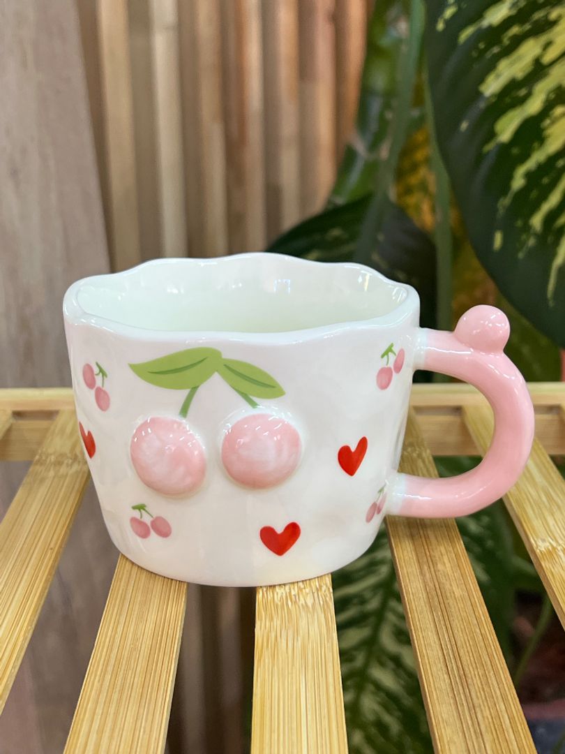 Mug cereza 4 estilos 