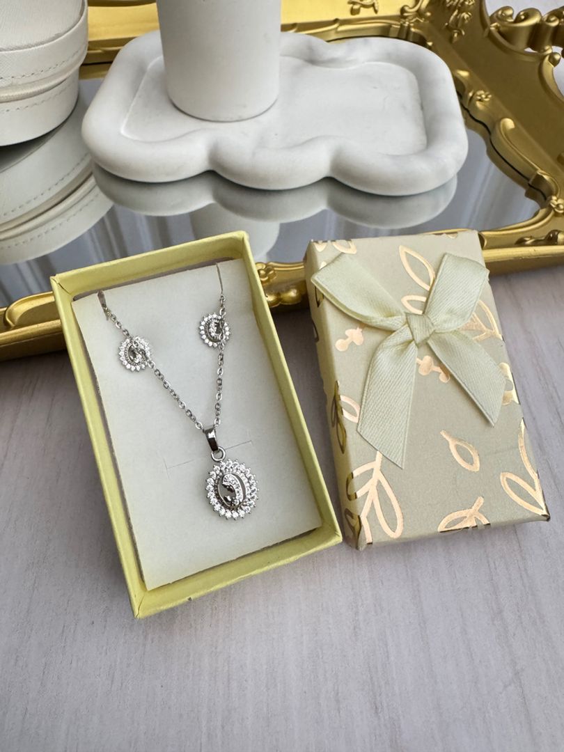 Set regalo caja rodio religioso 